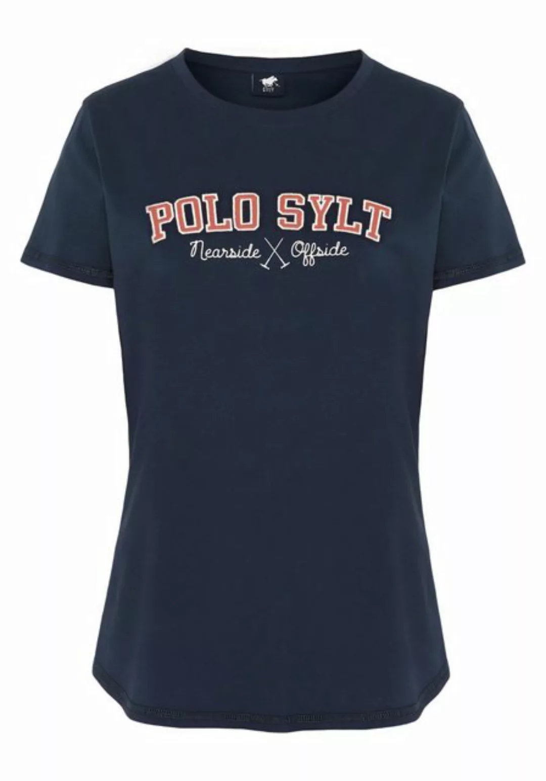 Polo Sylt Print-Shirt im Logo-Look günstig online kaufen