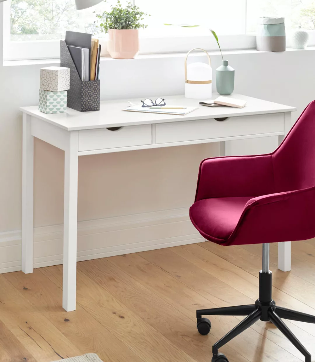INOSIGN Schreibtisch "Gava", massives Kiefernholz, für das home office, Lap günstig online kaufen