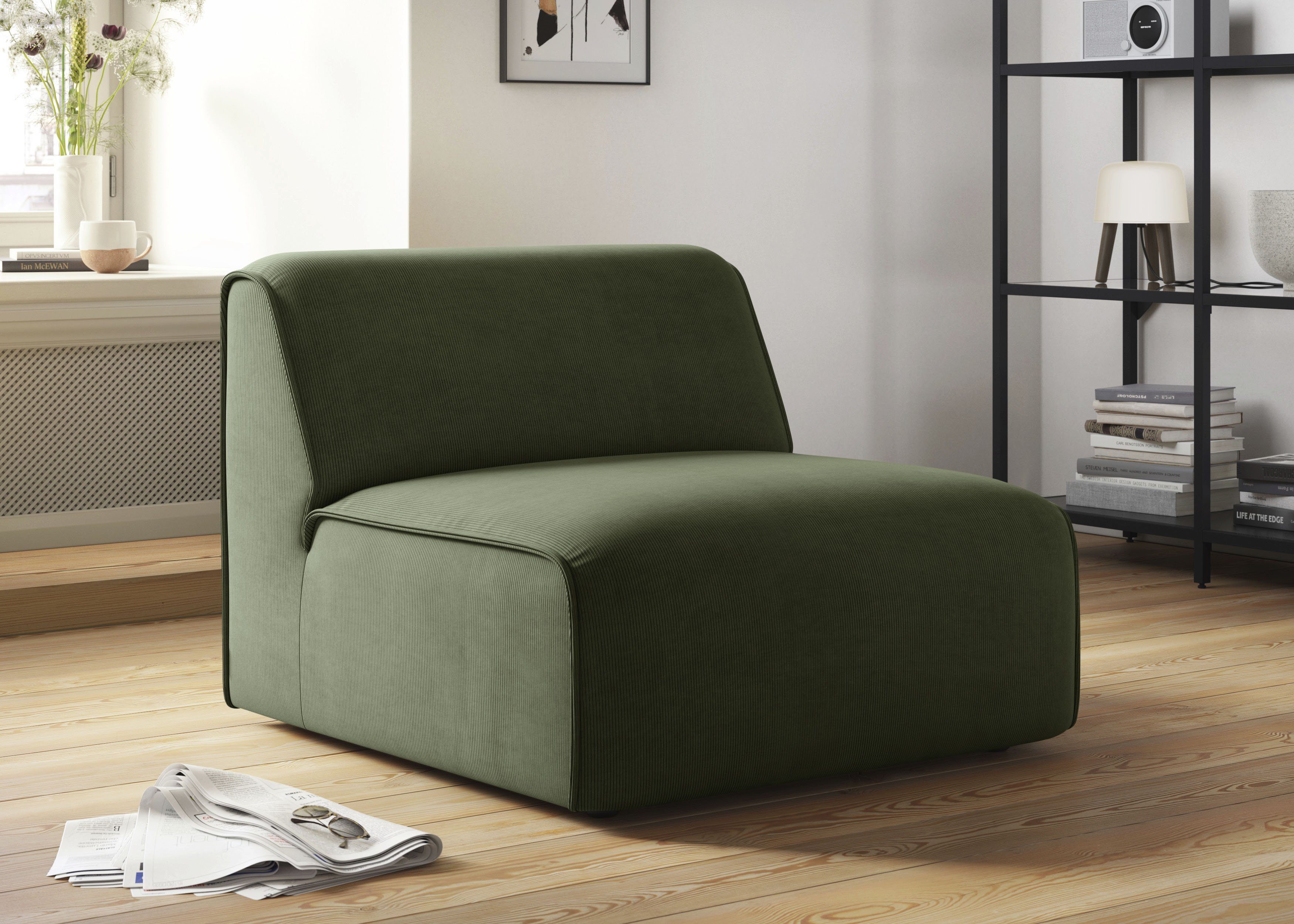 RAUM.ID Sessel "Merid Sofa-Mittelelement, Maße B/T/H: 84/97/46 cm", als Mod günstig online kaufen