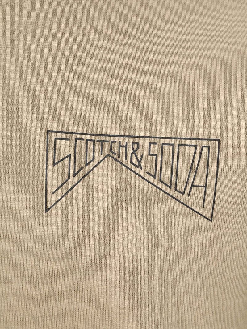 Scotch and Soda Pullover Logo Beige - Größe M günstig online kaufen