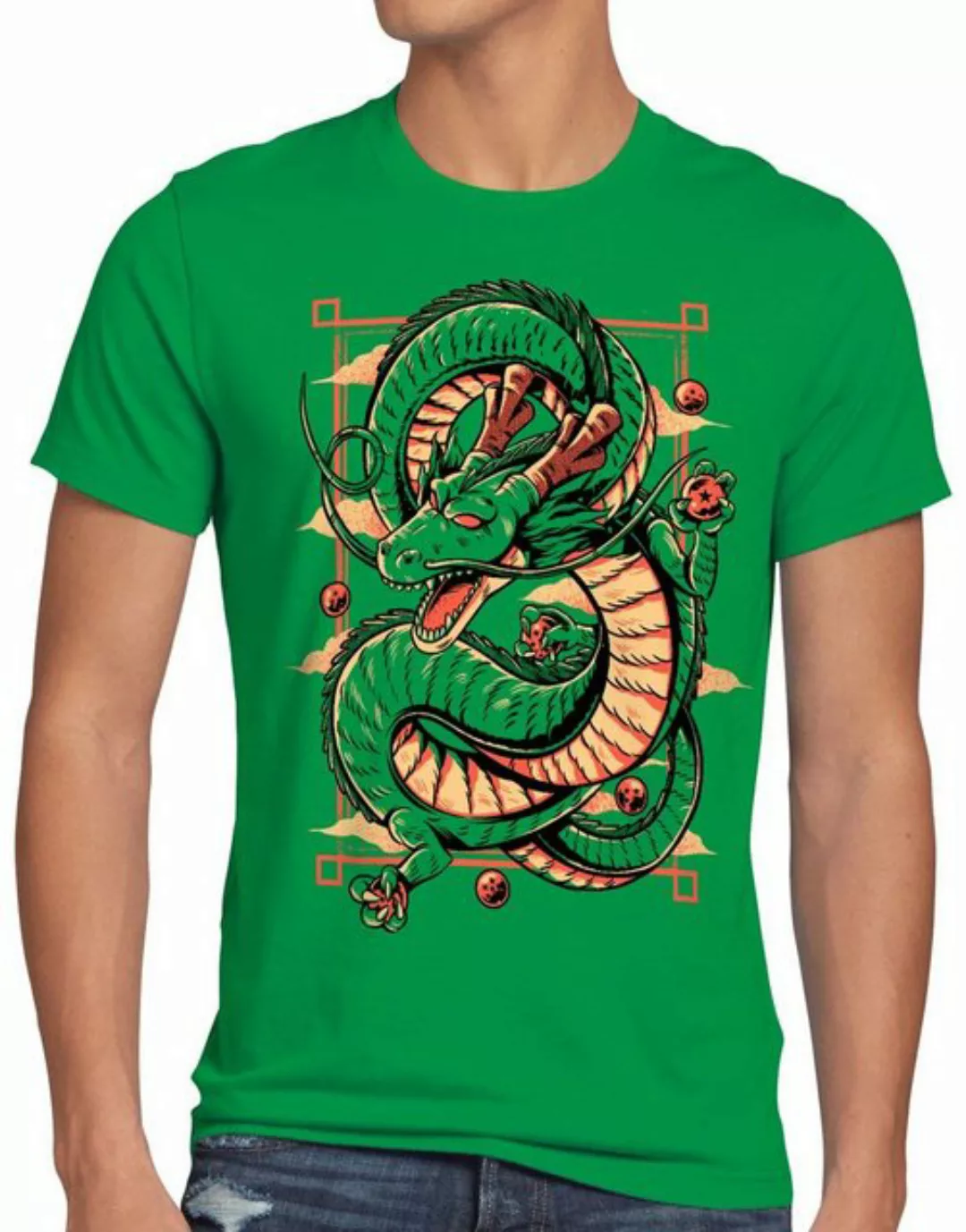 style3 T-Shirt Herren T-Shirt Magical Dragon dragon Z goku vegeta drachen b günstig online kaufen