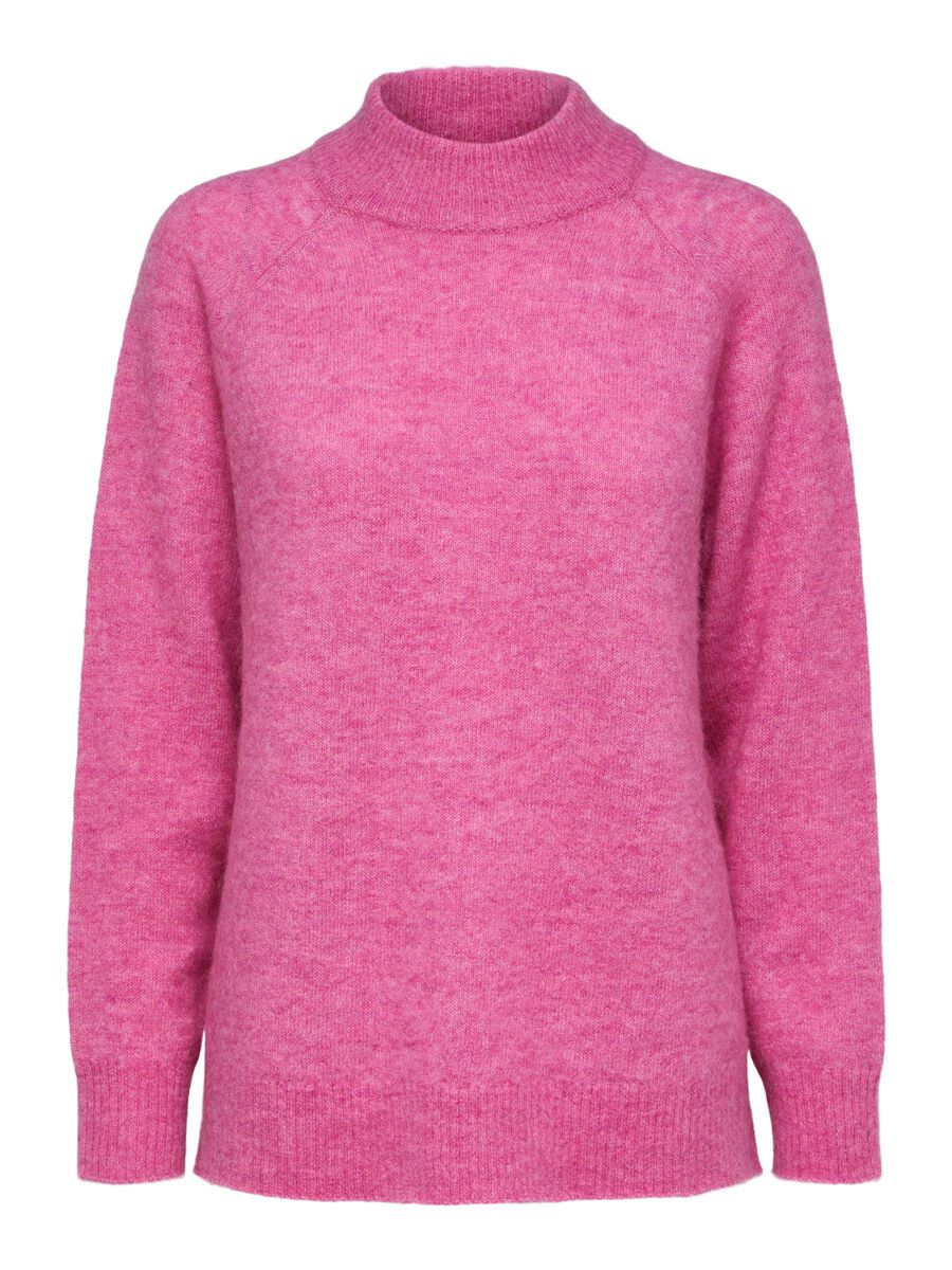 SELECTED Alpakamix Pullover Damen Pink günstig online kaufen