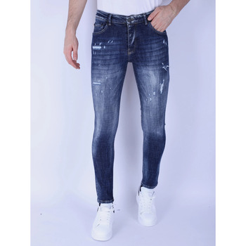 Local Fanatic  Slim Fit Jeans Denim Blue Stone Washed Jeans Slim günstig online kaufen