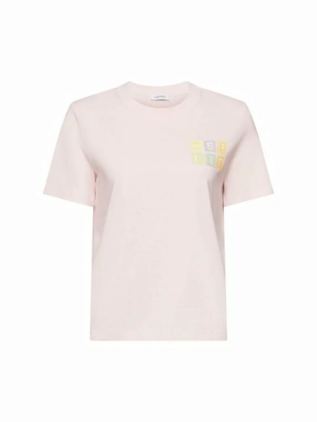 Esprit T-Shirt Jersey-T-Shirt mit Logo (1-tlg) günstig online kaufen