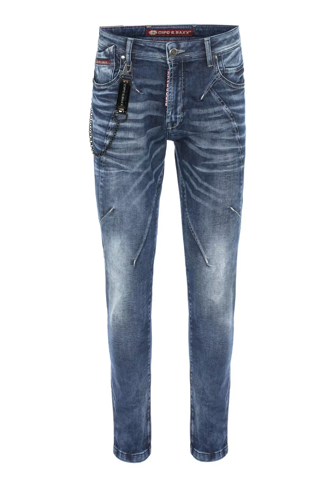 Cipo & Baxx 5-Pocket-Jeans "Jeans", mit modischen Ziernähten, CD676 günstig online kaufen