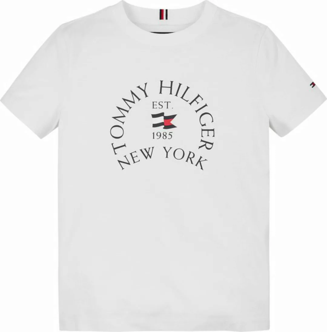 Tommy Hilfiger T-Shirt NAUTICAL ARCH PRINTED REG TEE SS mit großem Logo günstig online kaufen