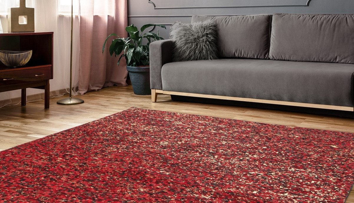 calo-deluxe Fellteppich »Vezzana 615«, rechteckig, 5 mm Höhe, echtes Rinder günstig online kaufen