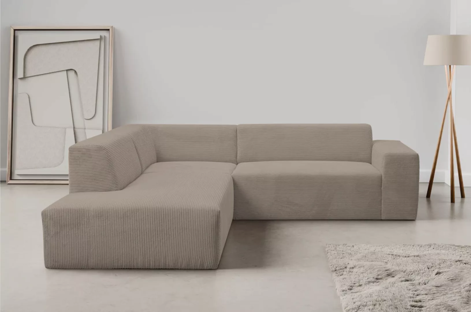 WERK2 Ecksofa "Zeus-M", Curvy Trend Garnitur mit urbaner Optik günstig online kaufen