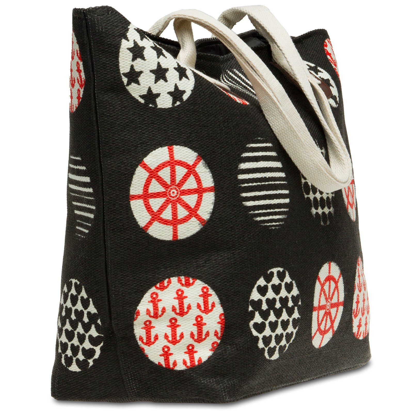 Caspar Strandtasche TS1021 große XL Damen günstig online kaufen