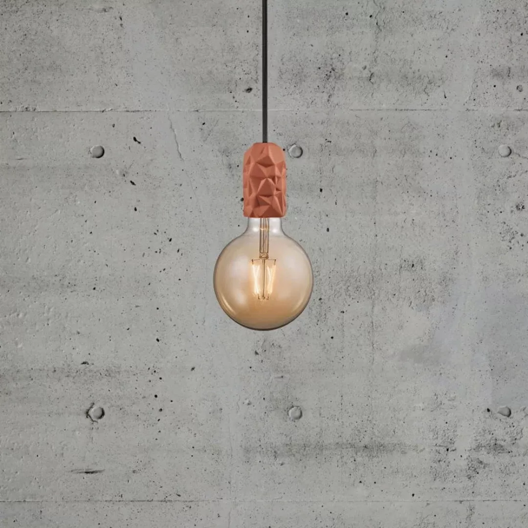 Pendelleuchte Hang in Terracotta E27 günstig online kaufen