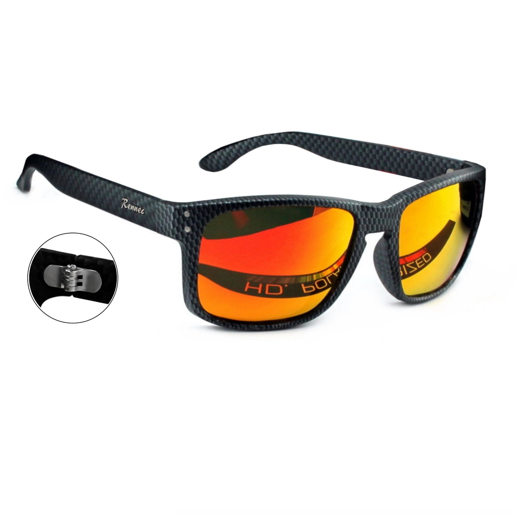 Rennec Sonnenbrille (1x Markenbrille in Carbon günstig online kaufen