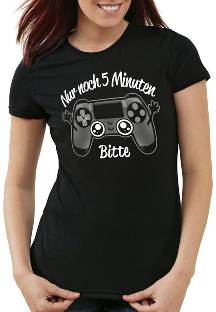 style3 T-Shirt Nur noch 5 Minuten fünf ps pro controller gamer gamepad günstig online kaufen