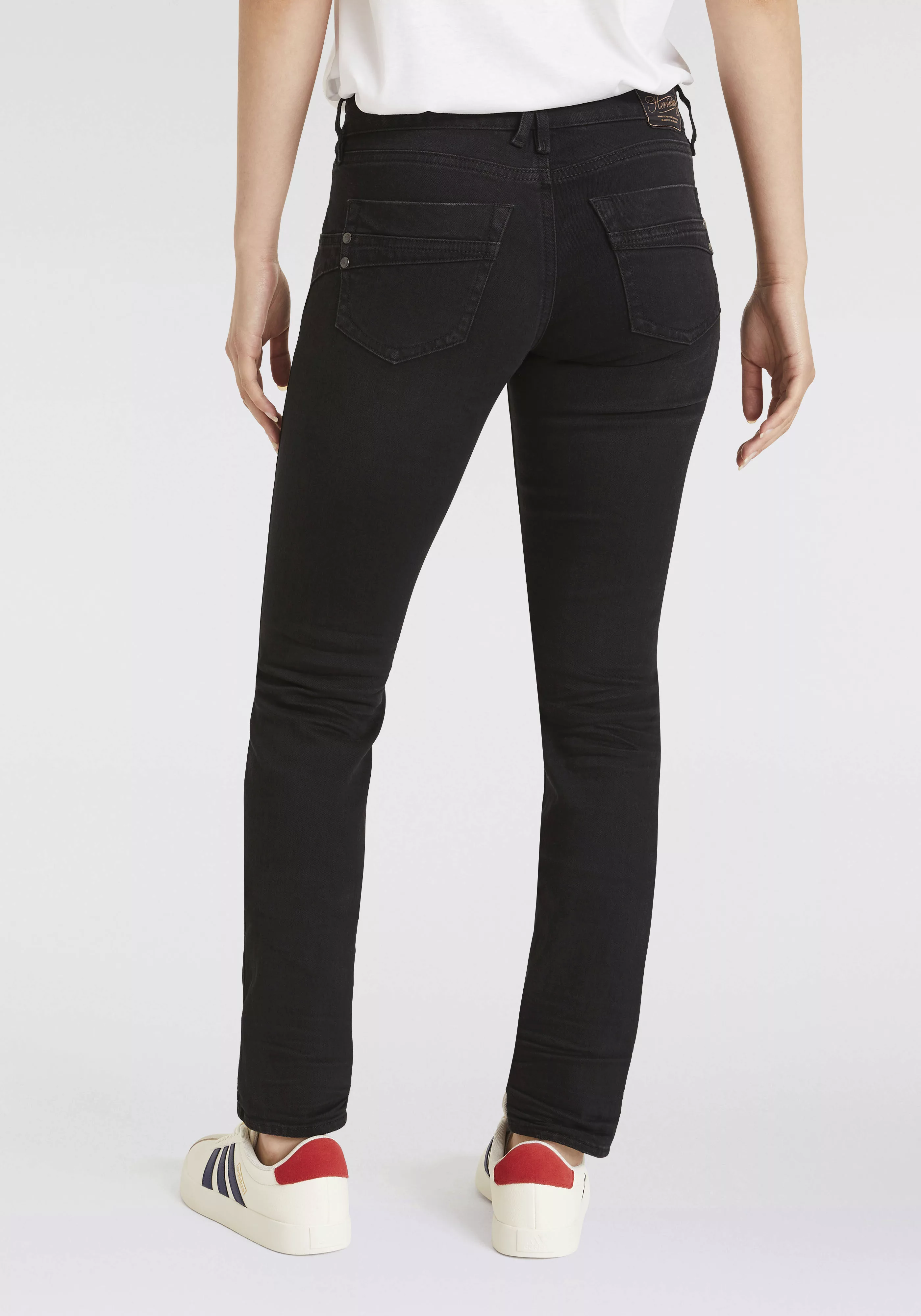 Herrlicher Slim-fit-Jeans Touch Slim Recycled Denim Black Stretch im Five-P günstig online kaufen