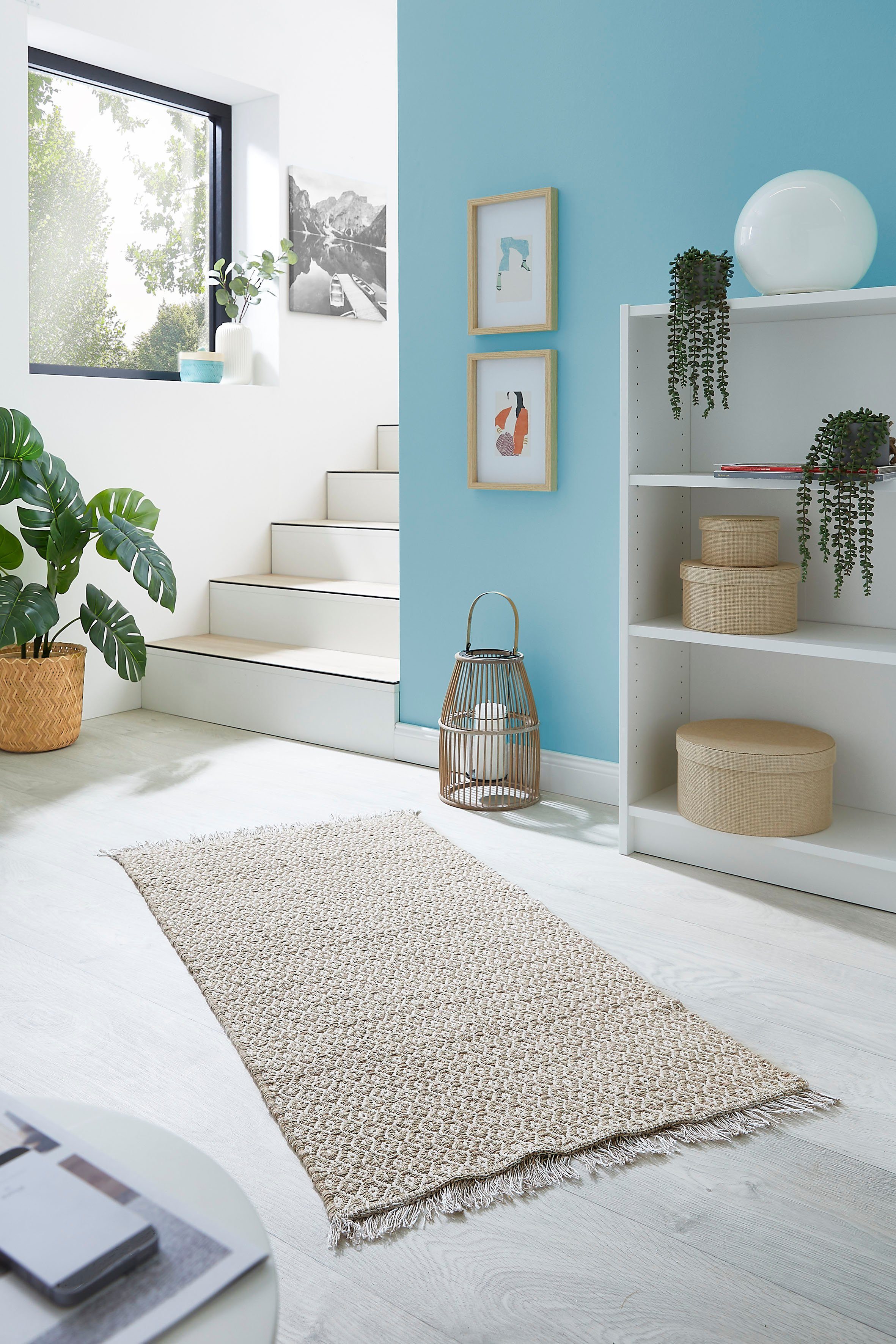 my home Teppich Nivala, rechteckig, Höhe: günstig online kaufen