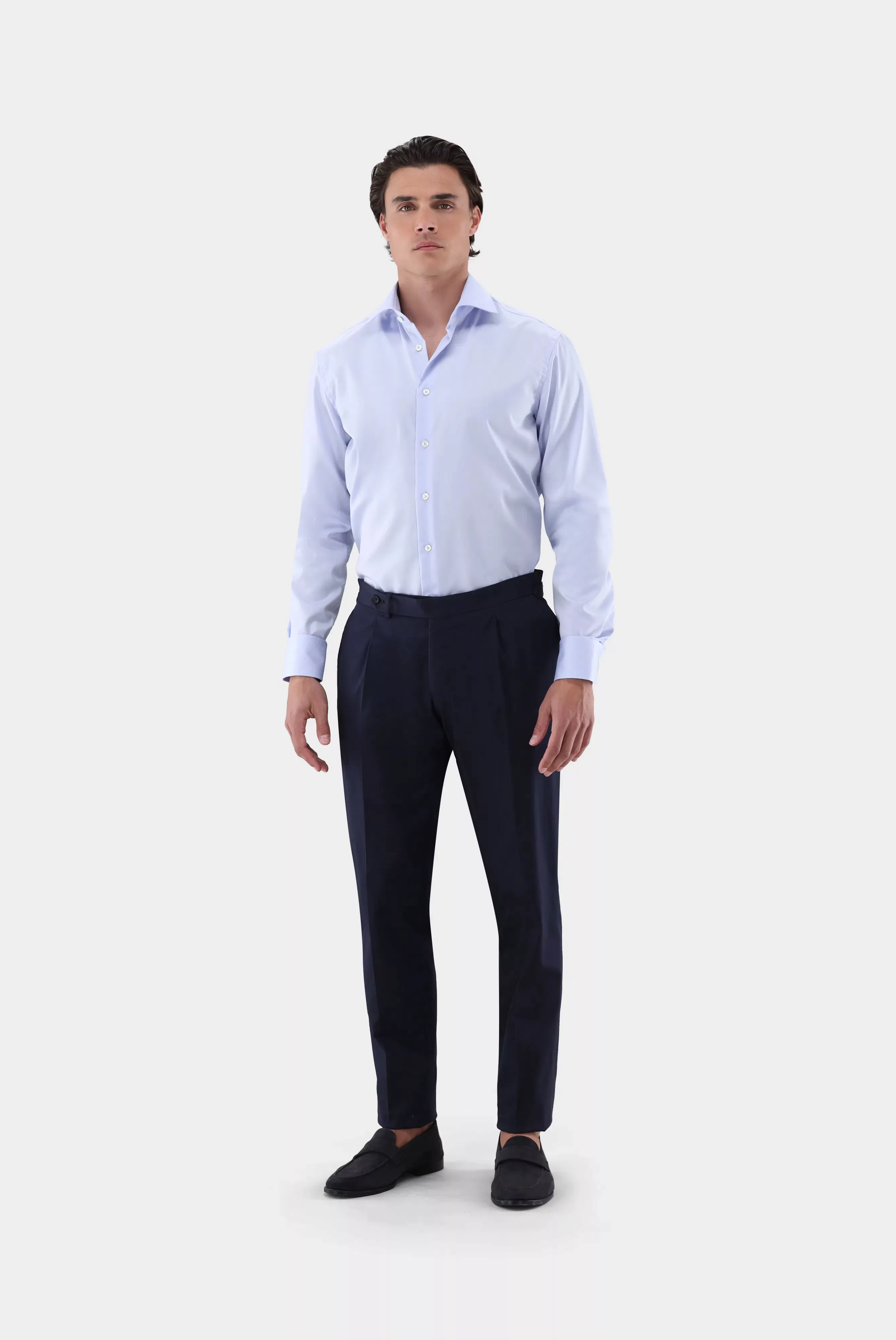 Bügelfreies Twill Hemd Slim Fit günstig online kaufen