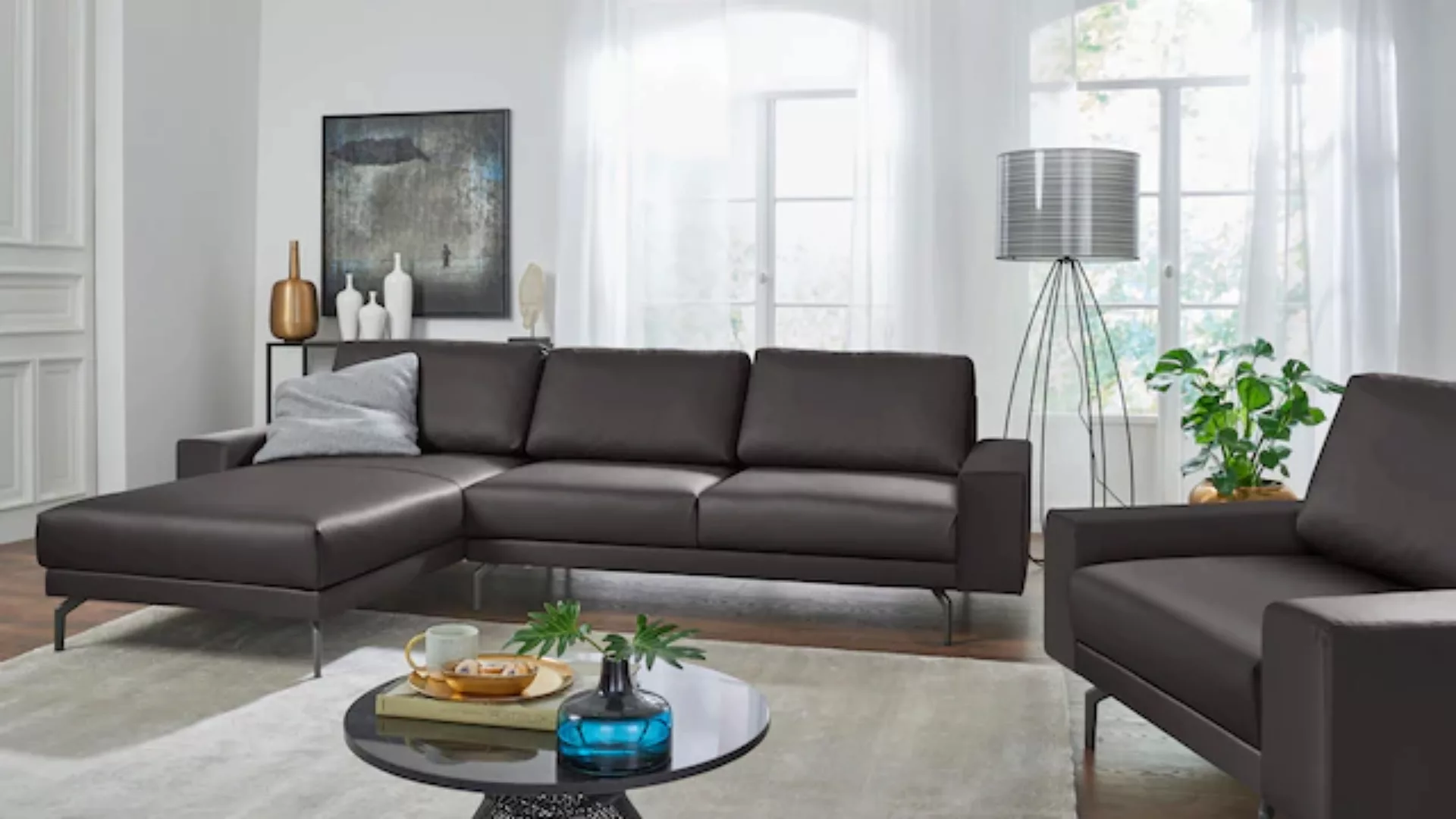 Creation BY ROLF BENZ Ecksofa »CR.450, Designecksofa, L-Form«, Armlehne bre günstig online kaufen