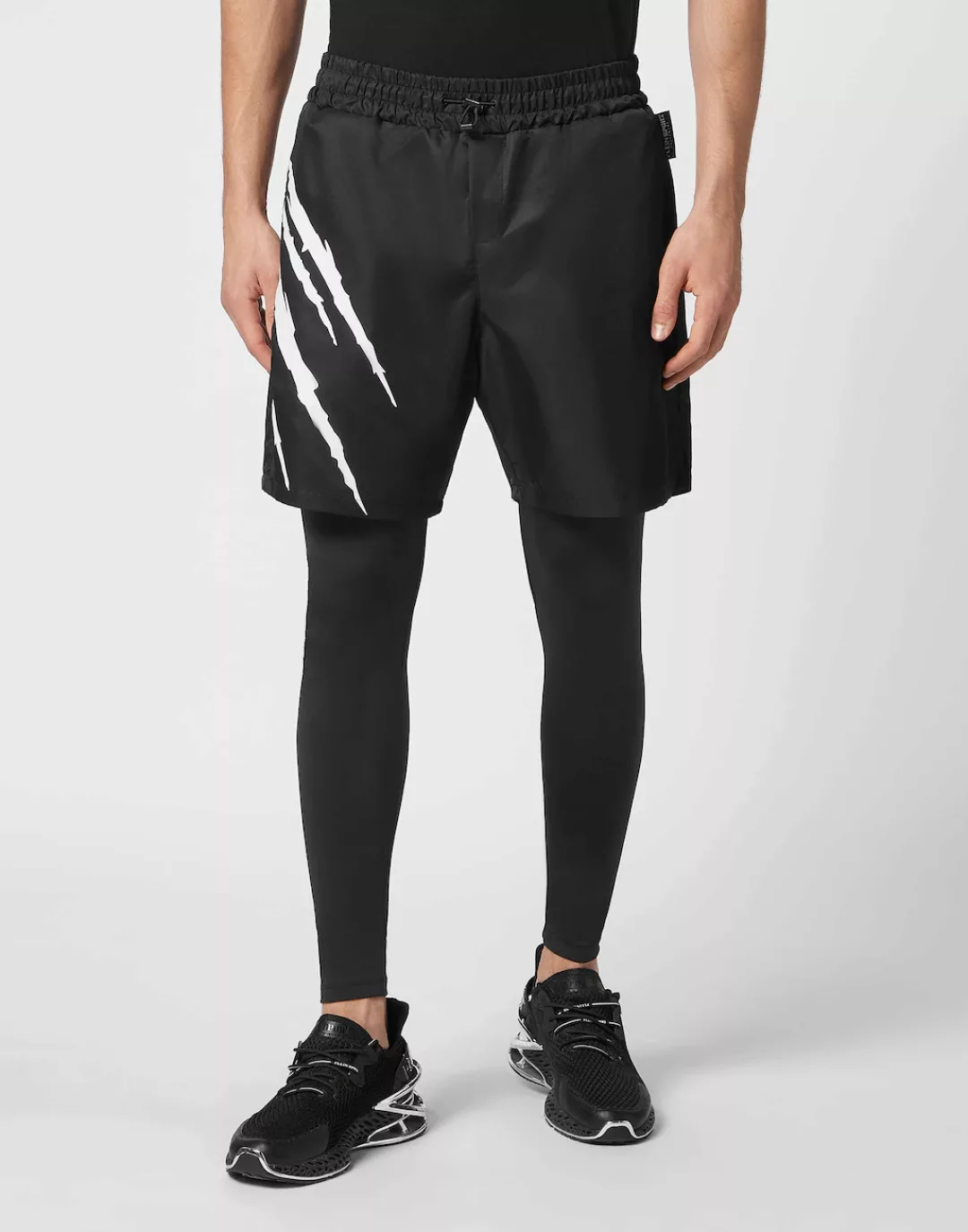 PLEIN SPORT Sporthose "2-In-1 Laufhose Scratch" günstig online kaufen