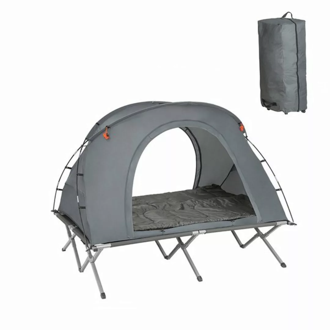 SoBuy Feldbett OGS60 mit Zelt 4in1-Zelt mit Campingliege Schlafsack Wurfzel günstig online kaufen