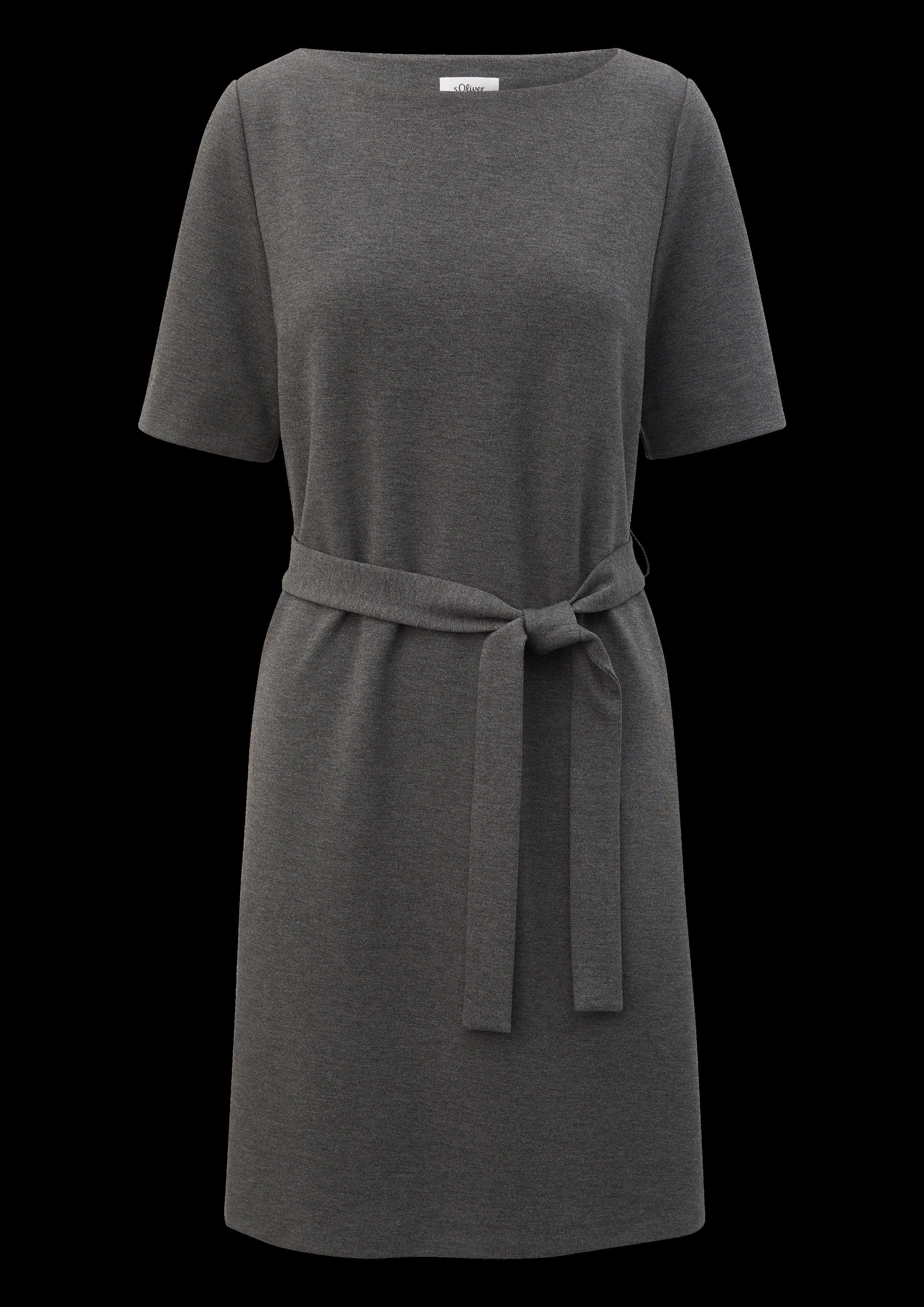 s.Oliver BLACK LABEL Midikleid mit Taillenband günstig online kaufen
