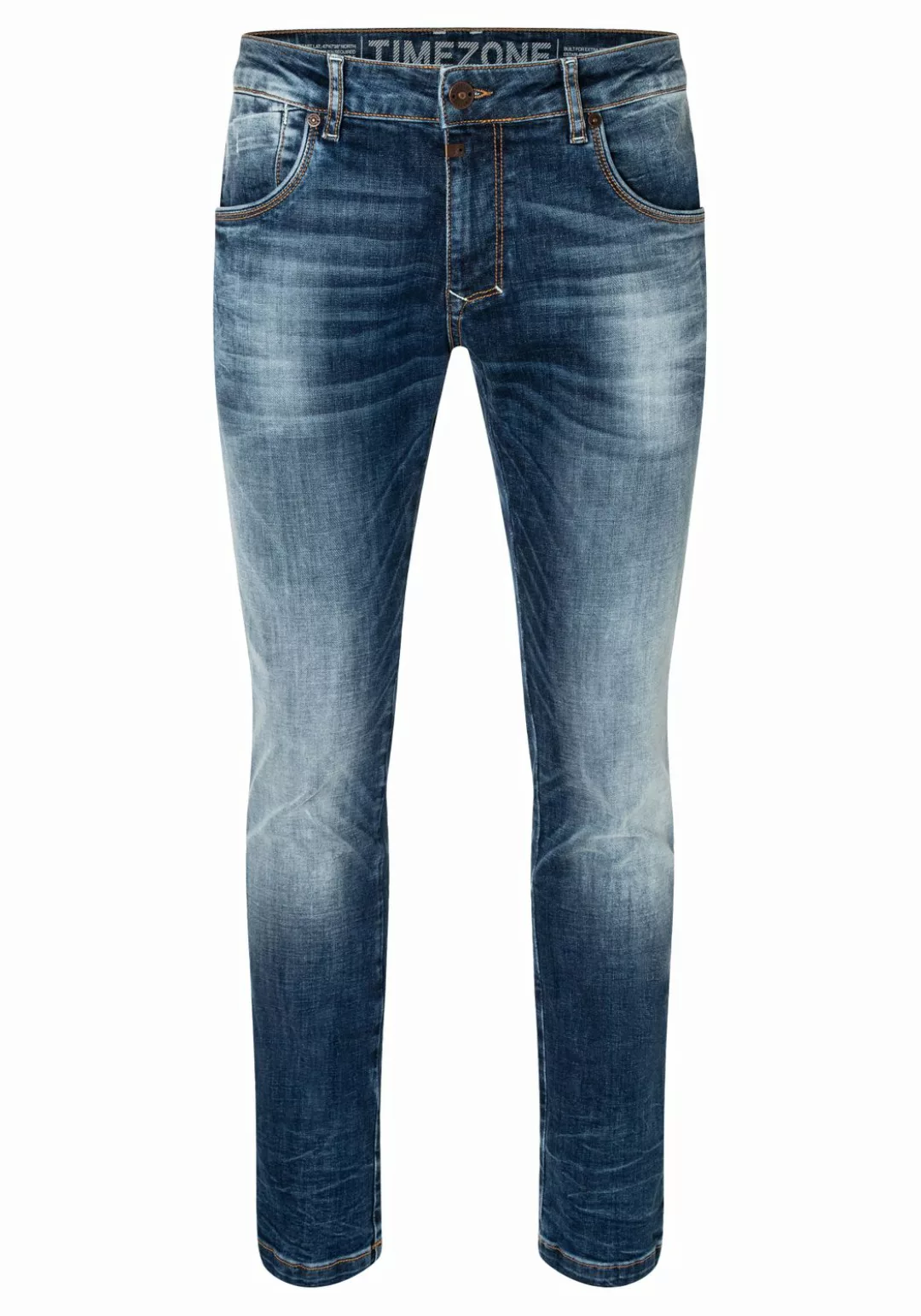 TIMEZONE Herren Jeans SLIM SCOTTTZ - Slim Fit - Blau - Blue Denim Wash günstig online kaufen