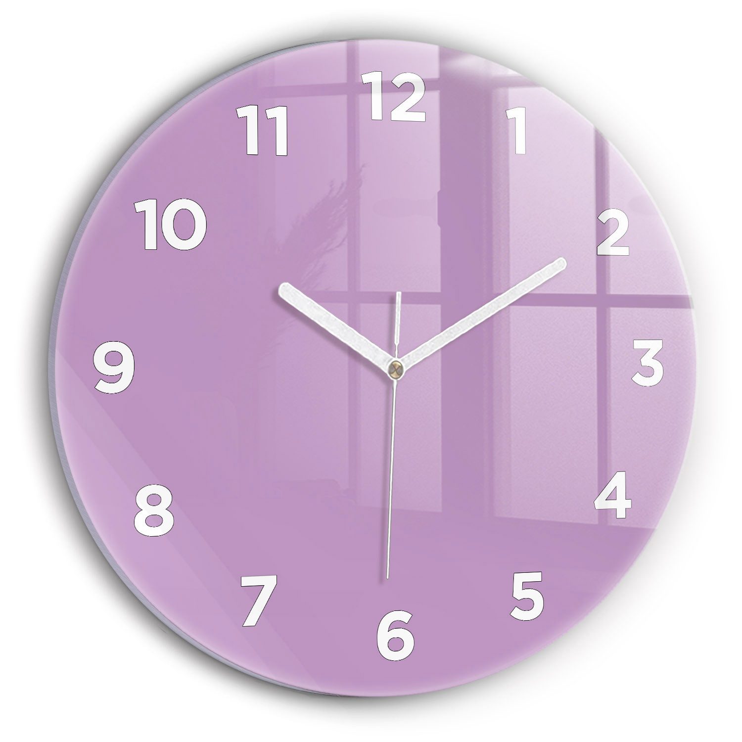 Tulup Wanduhr Wanduhr Glasrunde Uhr Moderne günstig online kaufen