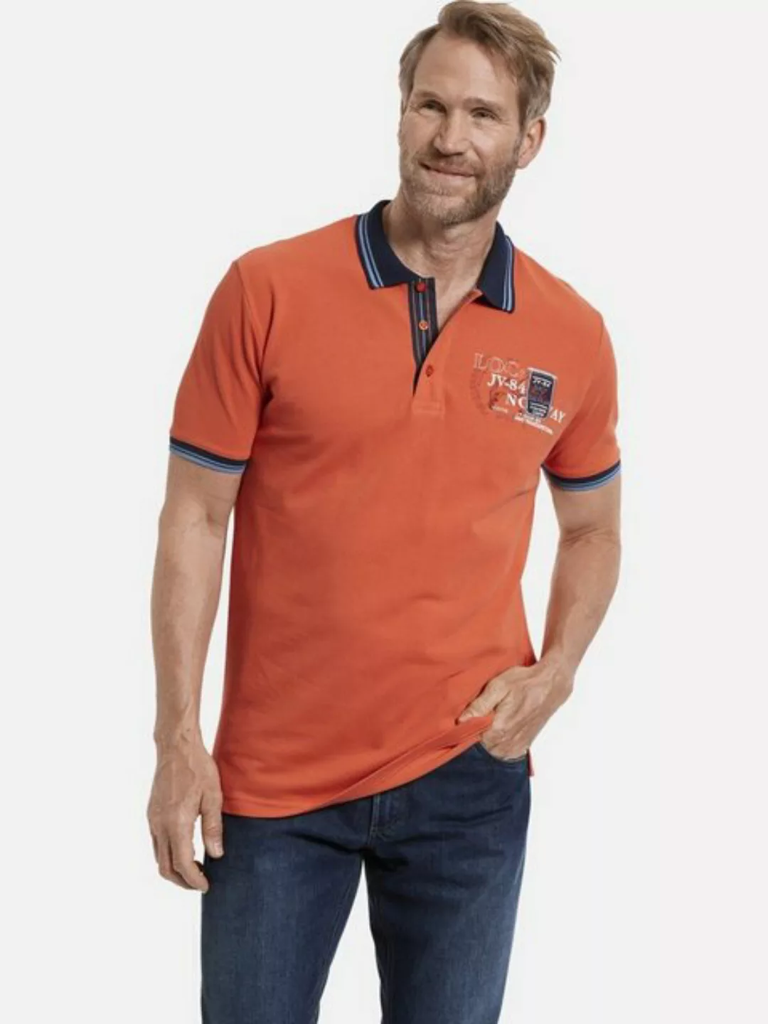 Jan Vanderstorm Poloshirt JALLU aus hochwertigem Baumwollpikee günstig online kaufen
