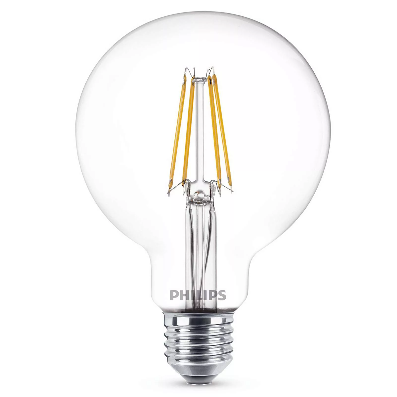 LED-Globelampe E27 7W 827 G95 klar günstig online kaufen