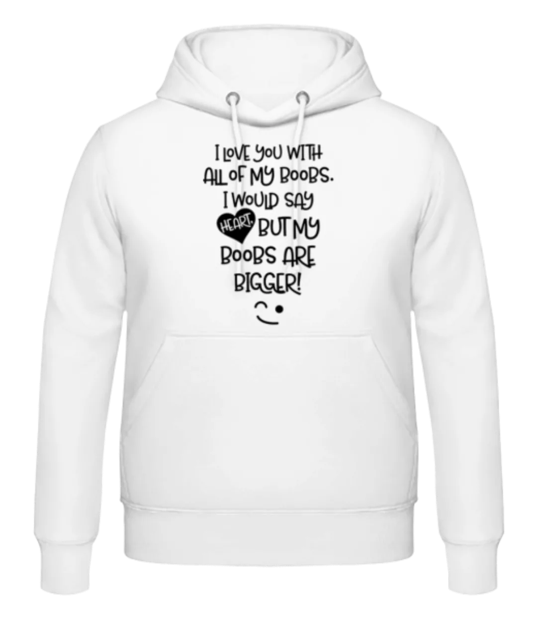 Boobs Love · Männer Hoodie günstig online kaufen