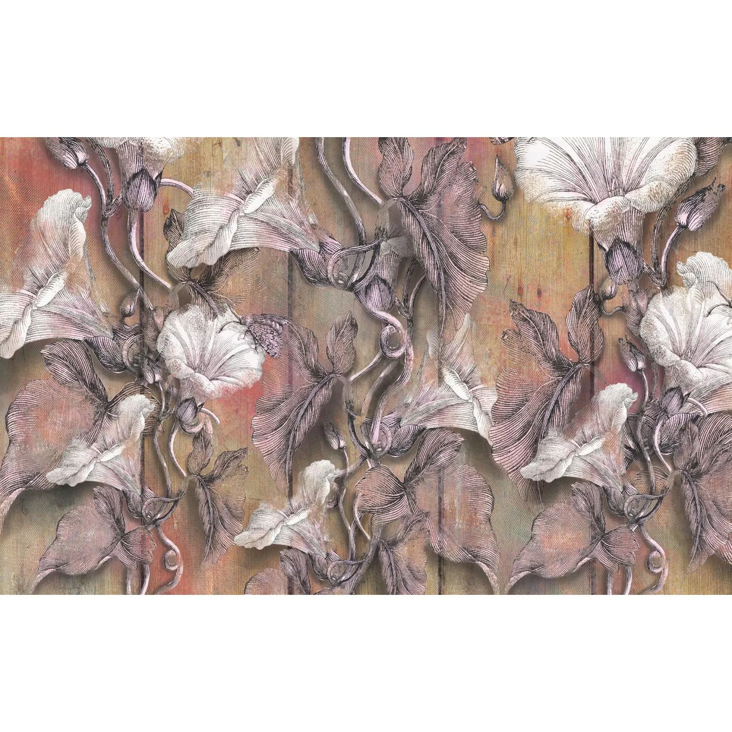 Sanders & Sanders Fototapete Kirschblüten Beige und Rosa 400 x 250 cm 61196 günstig online kaufen