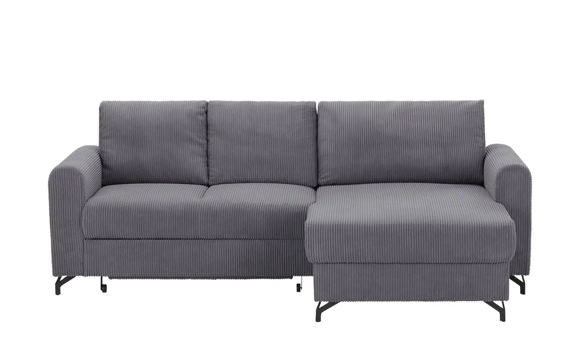 uno Ecksofa Cord Latina ¦ grau ¦ Maße (cm): B: 232 H: 110 T: 156.0 Polsterm günstig online kaufen