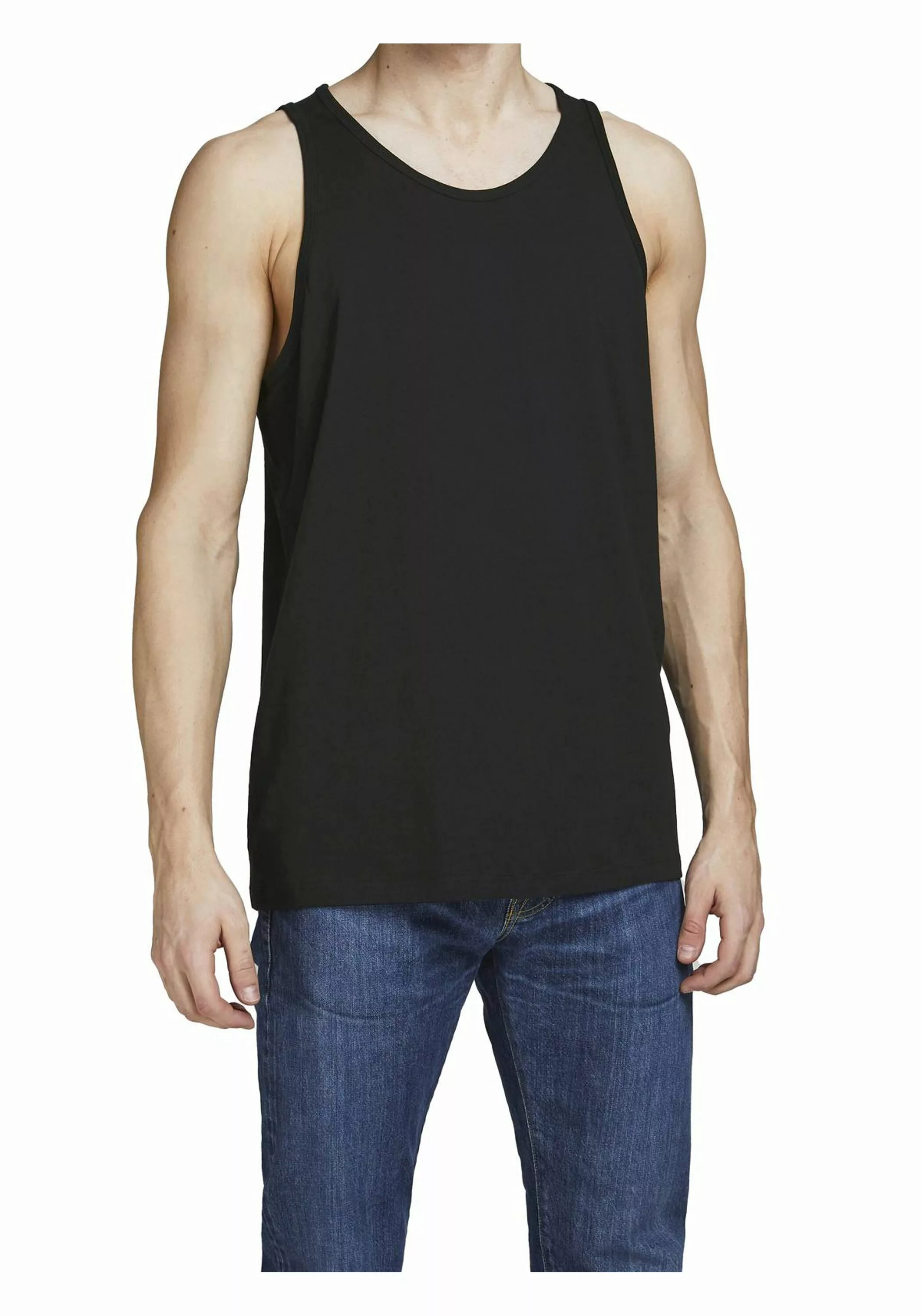 Jack & Jones Herren Rundhals Tank Top JACBASIC 2er PACK - Regular Fit günstig online kaufen