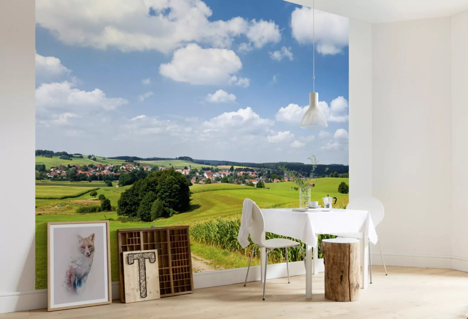 KOMAR Vlies Fototapete - Bayrische Idylle - Größe 350 x 280 cm mehrfarbig günstig online kaufen