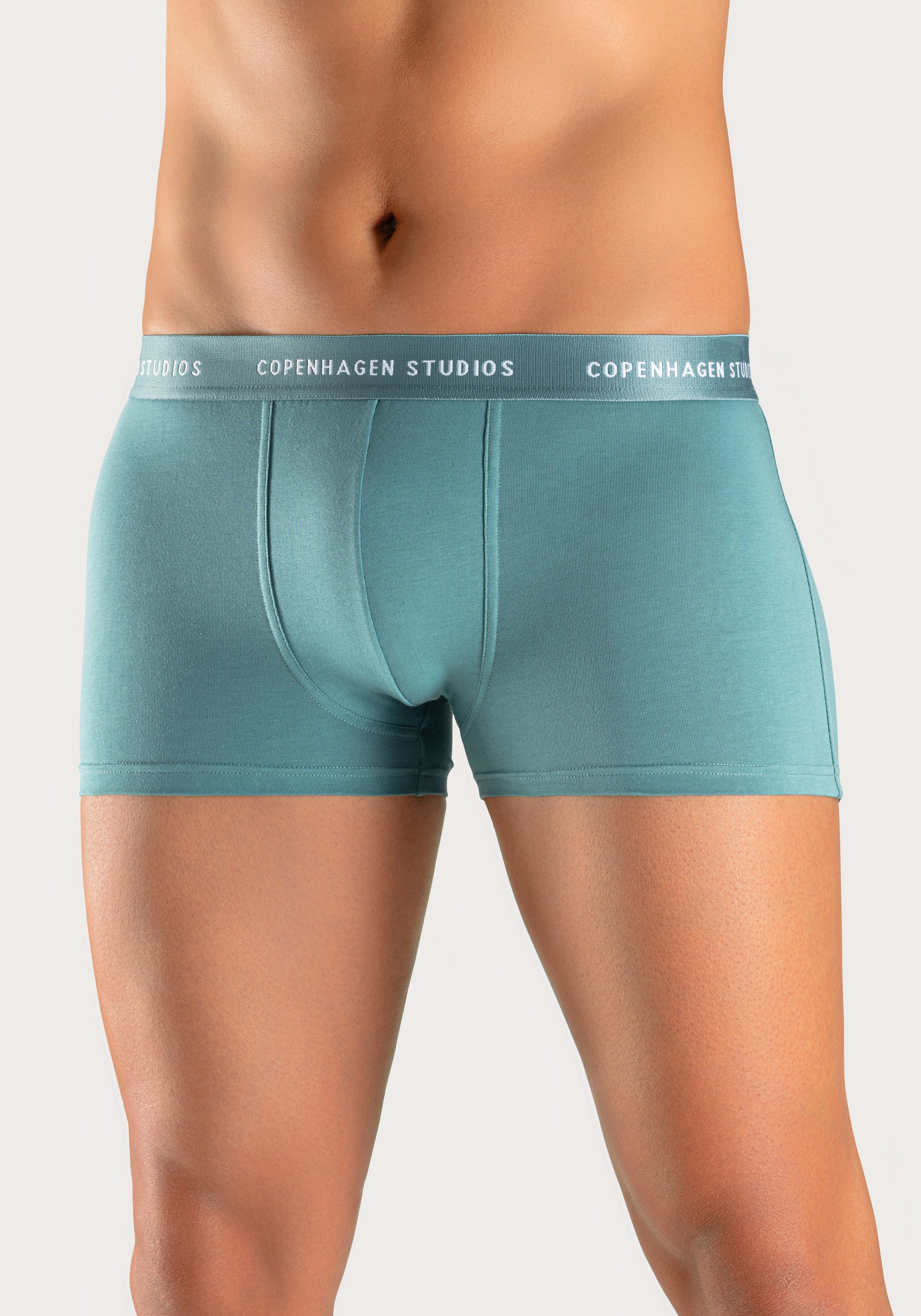 Copenhagen Studios Boxer "Boxershorts für Herren", (3 St.), mit farbigem Lo günstig online kaufen