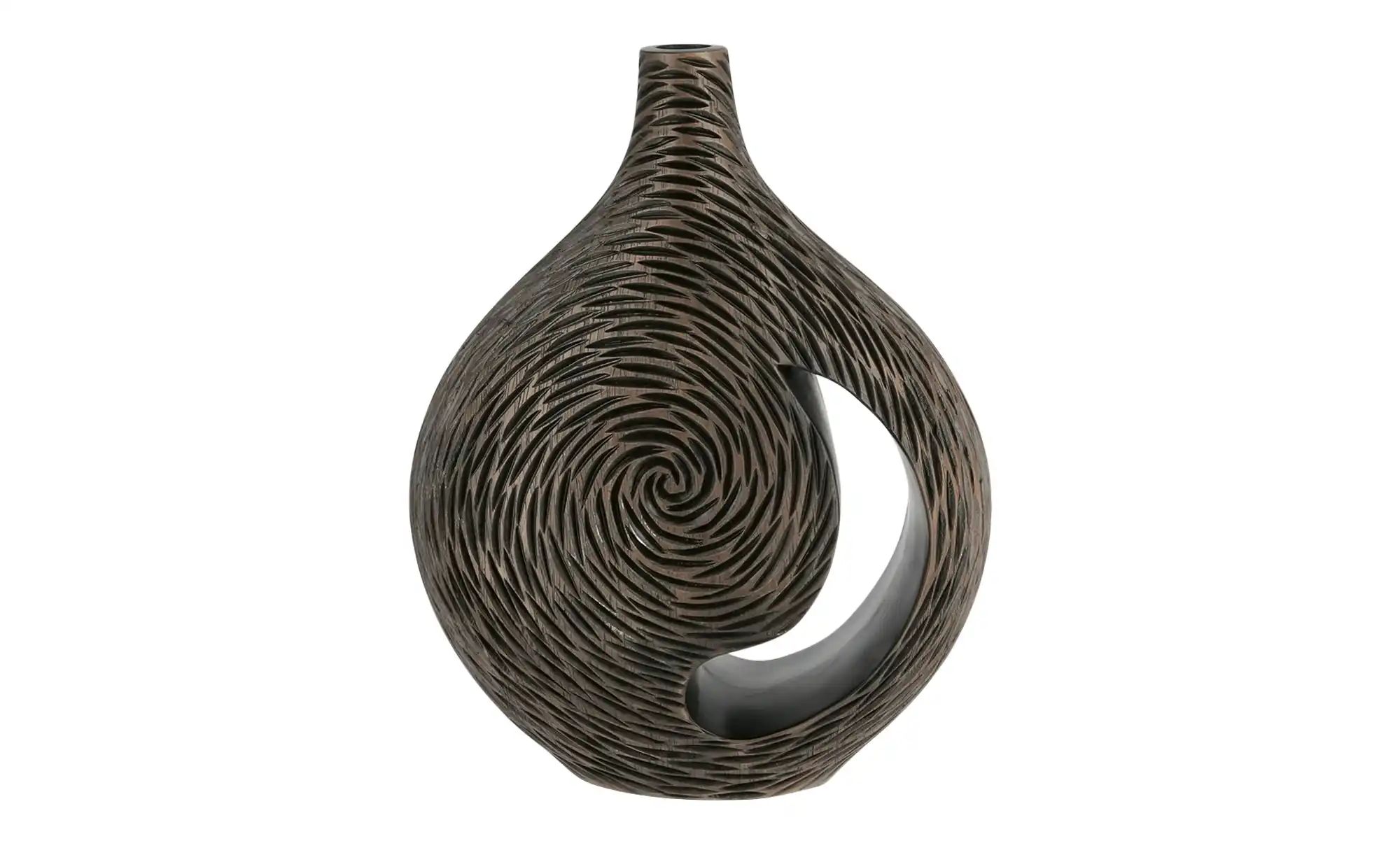 Deko Vase  Circle ¦ braun ¦ Maße (cm): B: 30,5 H: 38,5 T: 13.5 Accessoires günstig online kaufen