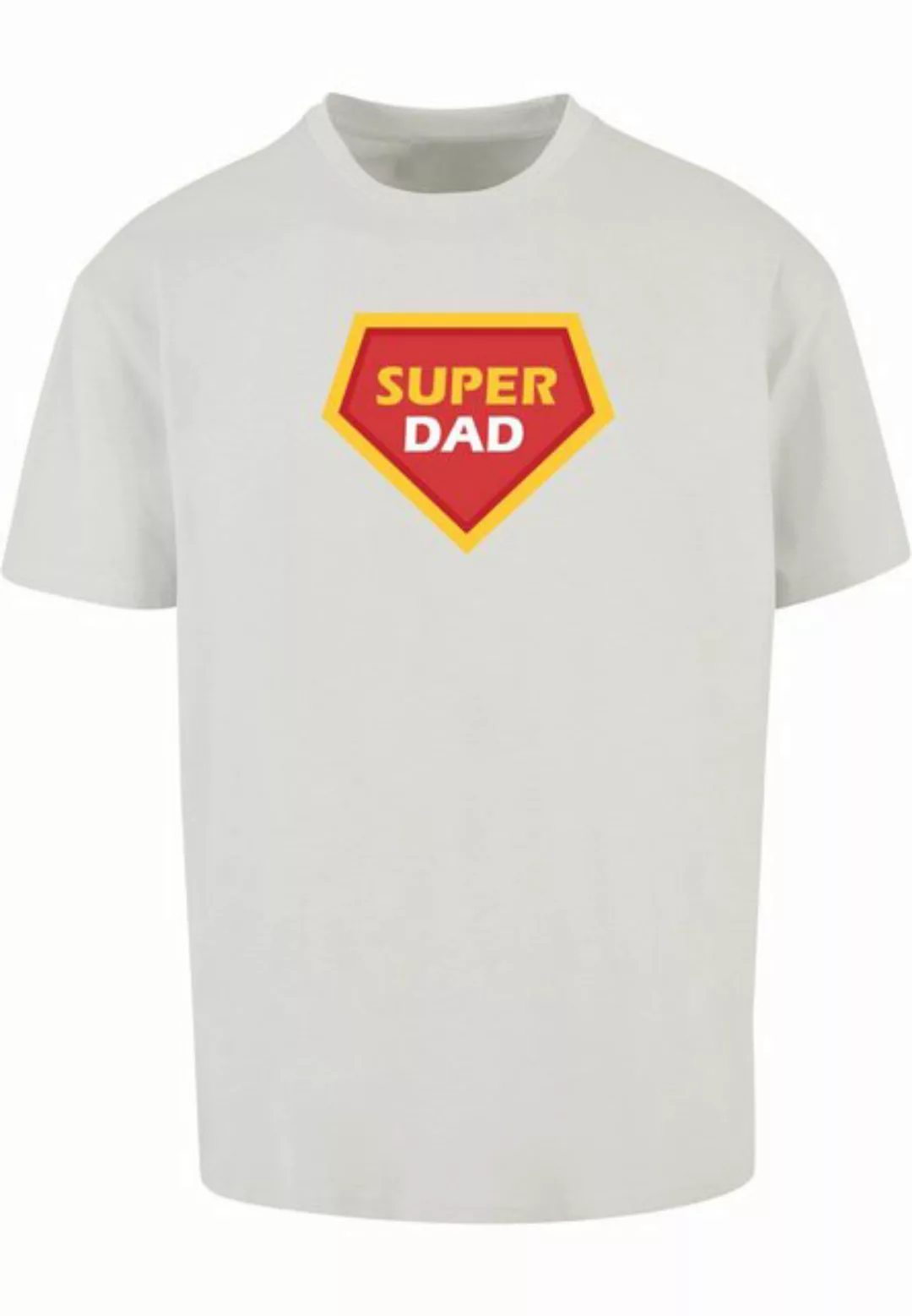 Merchcode T-Shirt Merchcode Herren Fathers Day - Super dad Heavy Oversize T günstig online kaufen