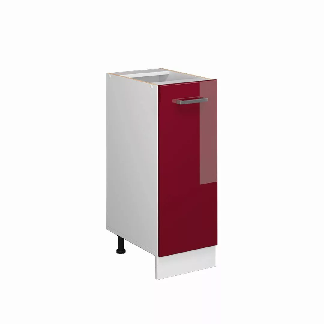 Vicco Apothekerschrank R-Line, Bordeaux Hochglanz/Weiß, 30 günstig online kaufen