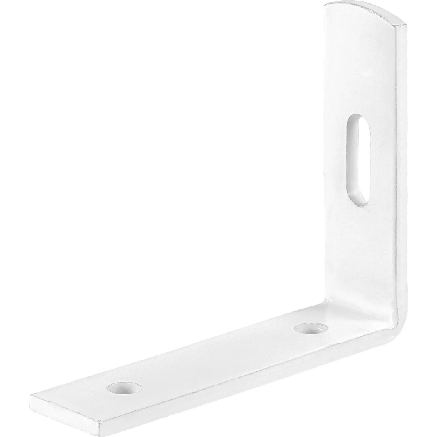 Gardinenwinkel Weiß Pulverbeschichtet 95 mm x 55 mm x 13 mm günstig online kaufen