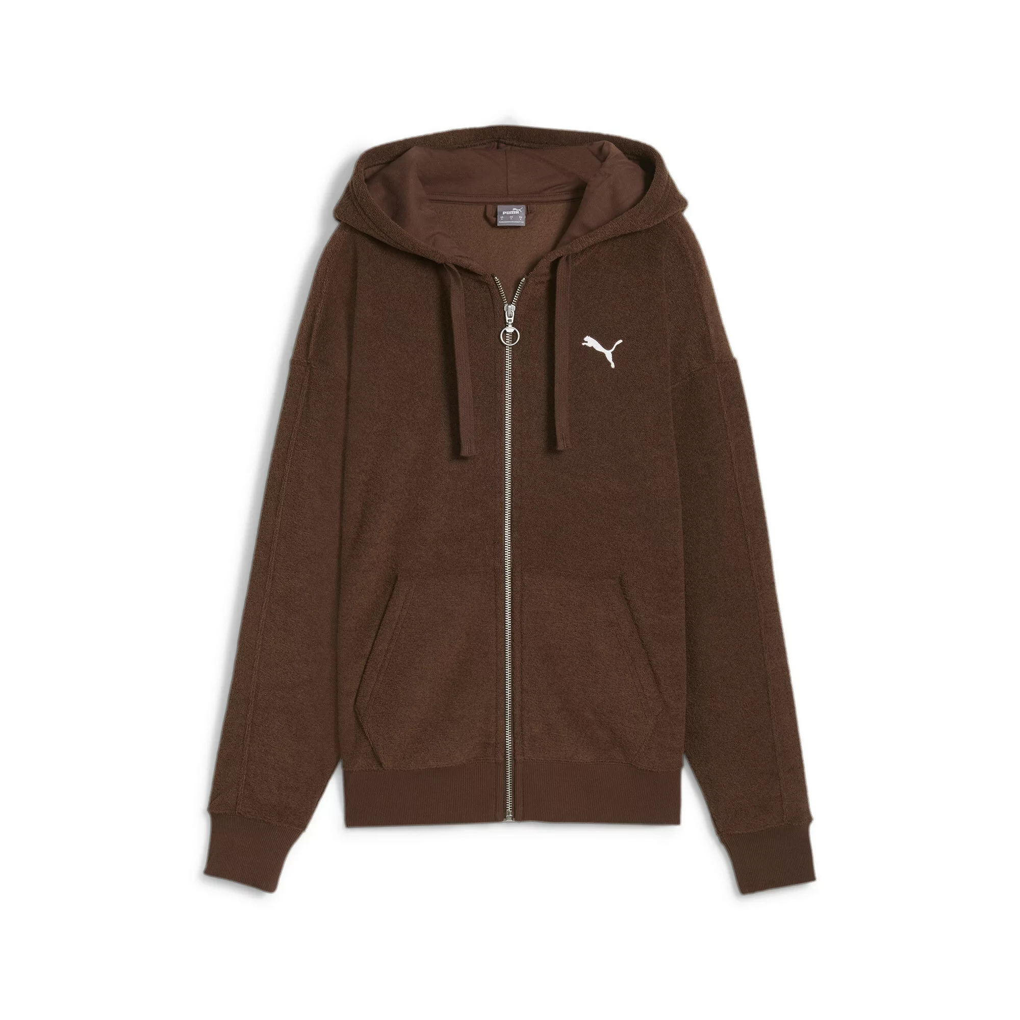 PUMA Sweatjacke "HER Hoodie mit durchgehendem Reißverschluss Damen" günstig online kaufen