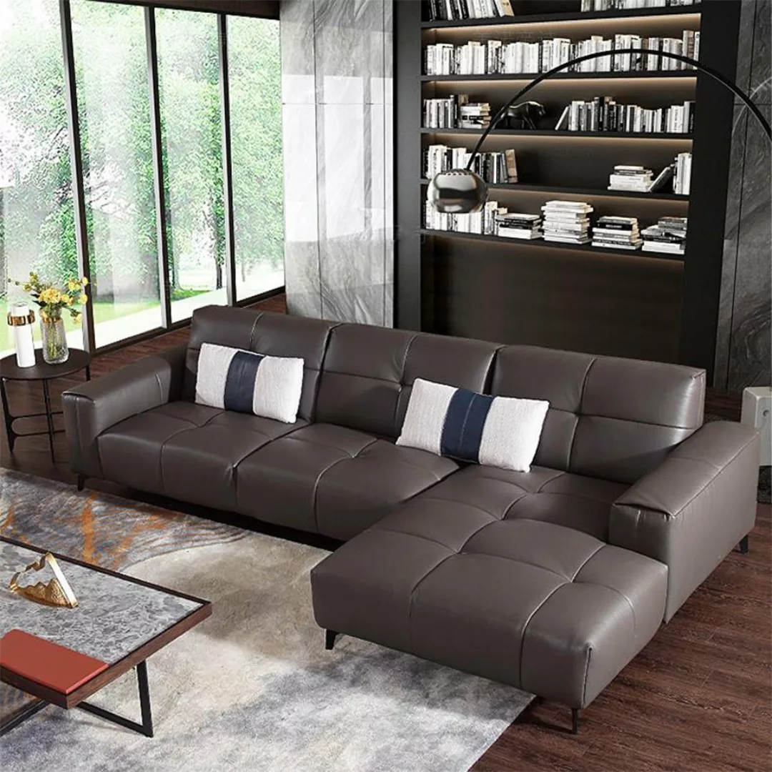 JVmoebel Ecksofa, Design Esk Ecksofa L-form Modern Sofas Ledersofa Couch Wo günstig online kaufen