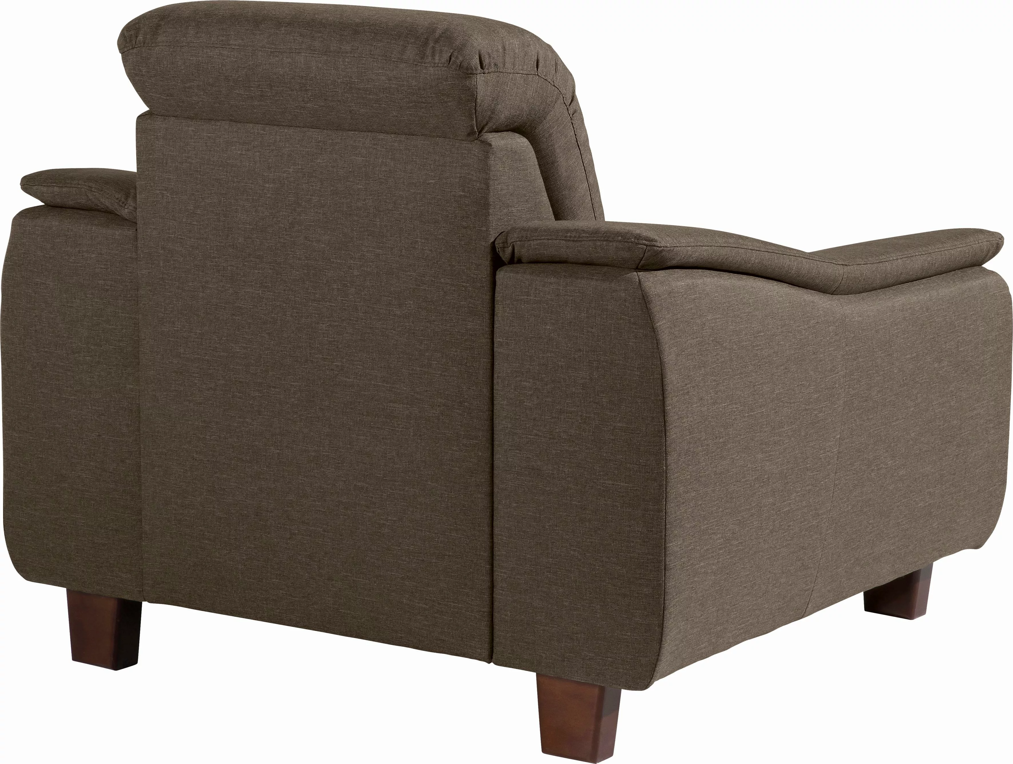 Max Winzer® Sessel »Alessio, Loungesessel«, mit abgerundeter Rückenlehne günstig online kaufen