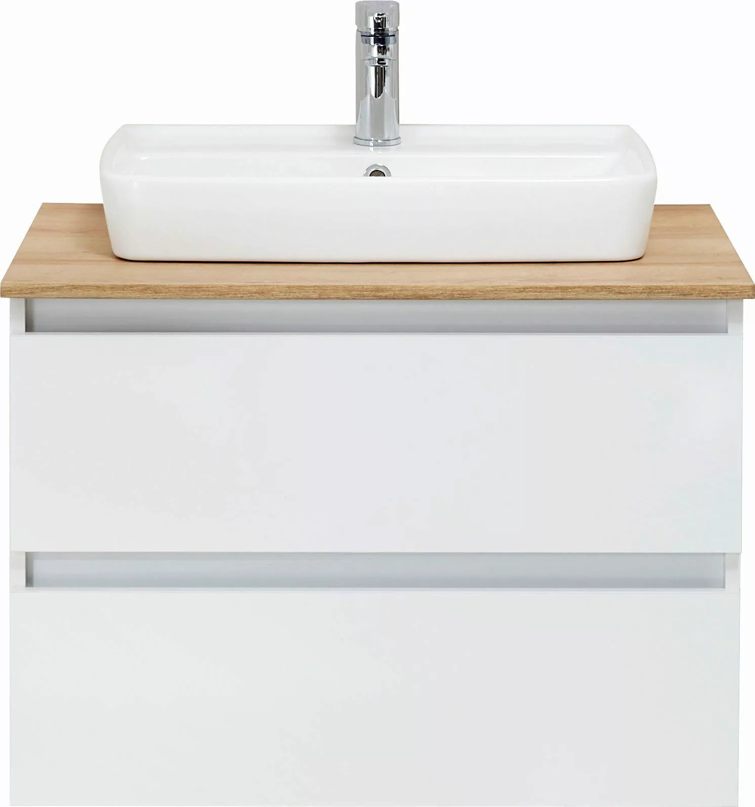 Saphir Waschtisch "Quickset 360 Waschplatz mit Keramik-Aufsatzbecken, wandh günstig online kaufen