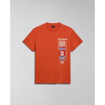 Napapijri  T-Shirts & Poloshirts S-TURIN NP0A4HQG-A62 ORANGE BURNT günstig online kaufen
