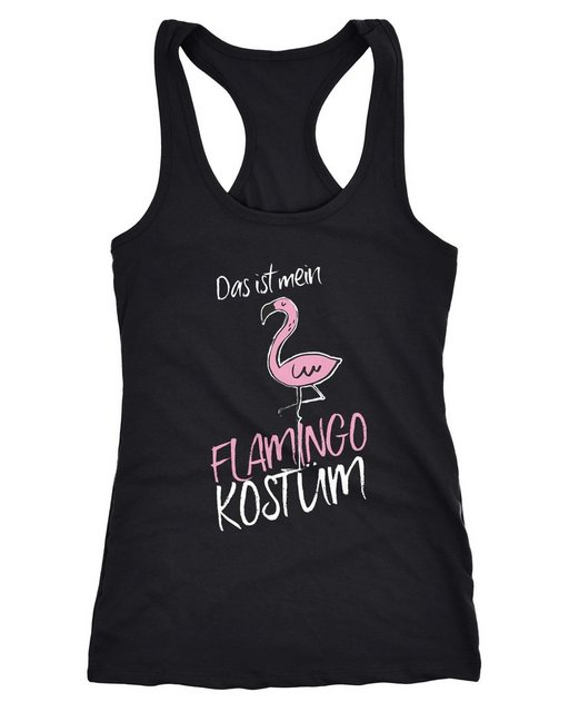 MoonWorks Tanktop Damen Tanktop Fasching Das ist mein Flamingo Kostüm Fasch günstig online kaufen