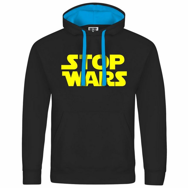 deinshirt Kapuzenpullover Herren Kapuzenpullover Stop Wars Mit Print Motiv, günstig online kaufen