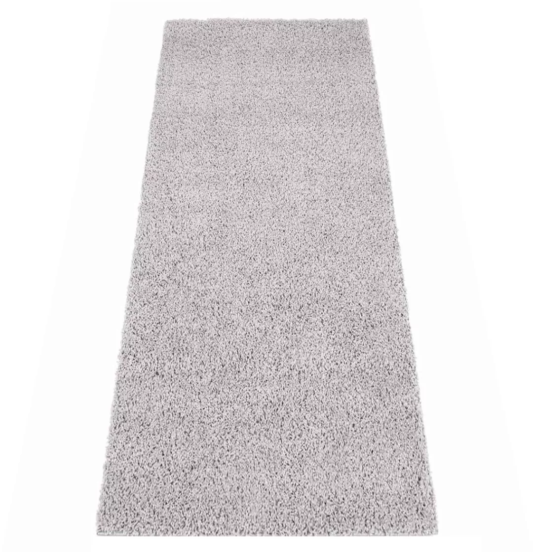 Carpet City Hochflor-Läufer »Shaggi uni 500«, rechteckig, 30 mm Höhe, Shagg günstig online kaufen