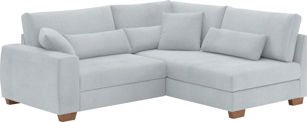 Mr. Couch Ecksofa "Helena L-Form", Mit Federkern, wahlweise mit Bettfunktio günstig online kaufen