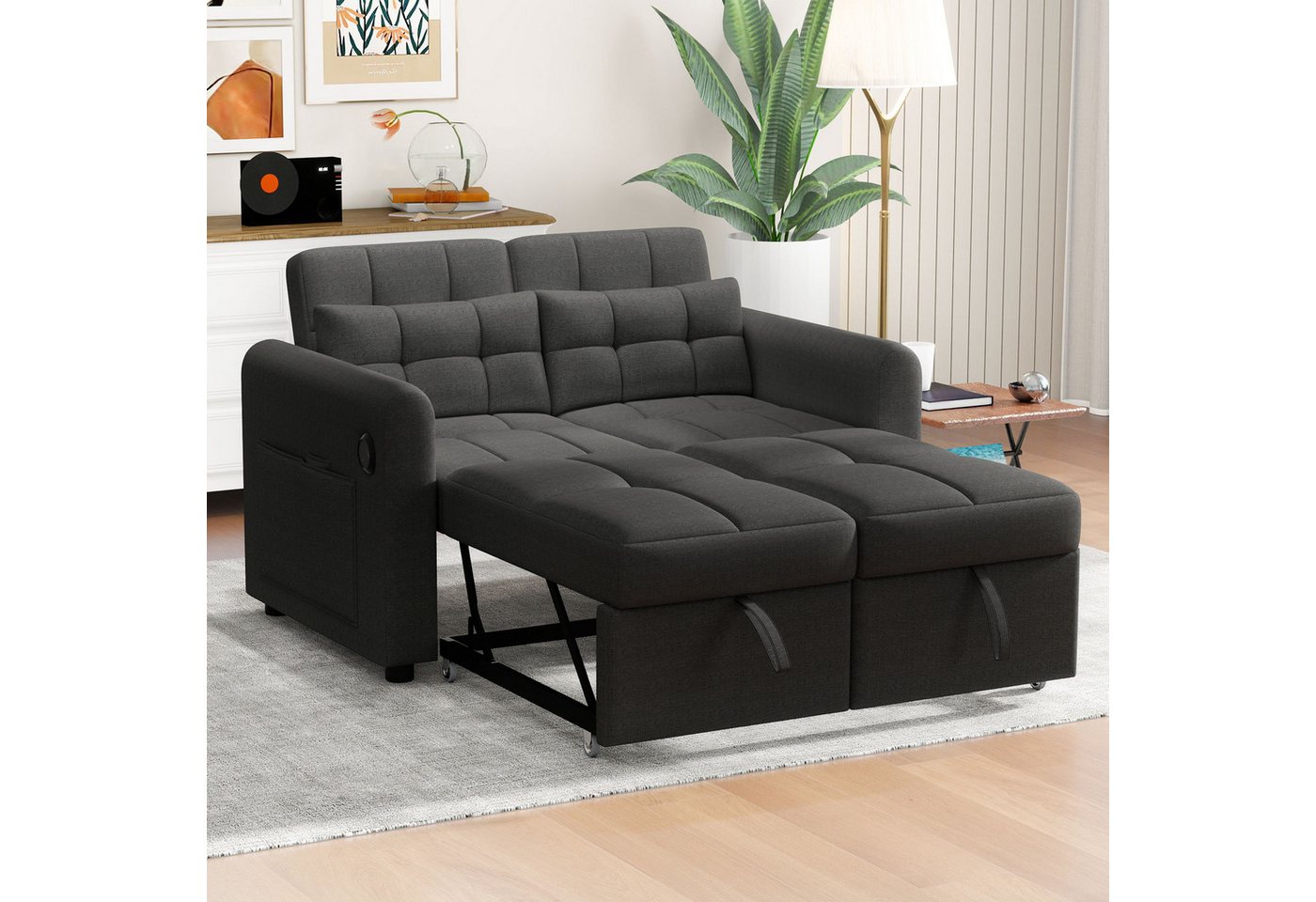 OKWISH Schlafsofa 3-in-1-Ausziehsofa, Polstersofa, Schlafsofa 1 Teile, mit günstig online kaufen