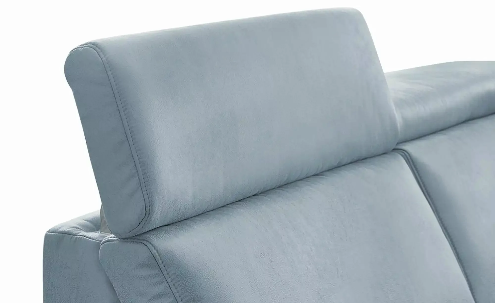meinSofa Recamiére  Chloris ¦ blau ¦ Maße (cm): B: 221 H: 107 T: 102.0 Pols günstig online kaufen