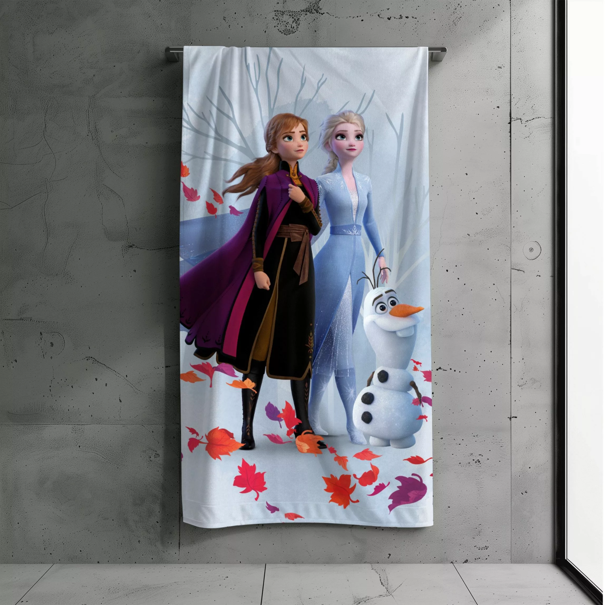 MTOnlinehandel Badetuch Anna & Elsa, 70x140cm, günstig online kaufen