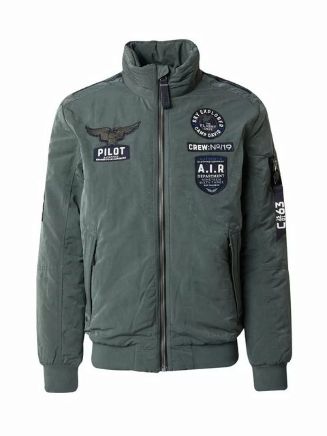 CAMP DAVID Blouson mit vielen Patches günstig online kaufen